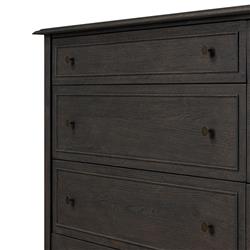 Adelaide Rustic Lodge Smoked Black Oak Double Dresser|
