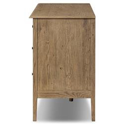 Adelaide Rustic Lodge Brown Aged Oak Double Dresser|