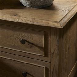Adelaide Rustic Lodge Brown Aged Oak Nightstand|
