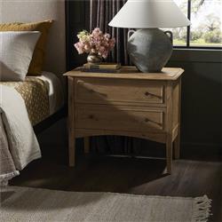 Adelaide Rustic Lodge Brown Aged Oak Nightstand|
