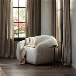 Leyla French Country Black Cast Iron Drink Side Table|