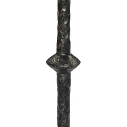 Leyla French Country Black Cast Iron Drink Side Table|