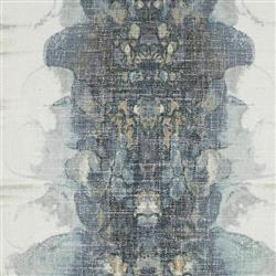 Luna Modern Blue Abstract Decorative Lumbar Pillow - 14x24|