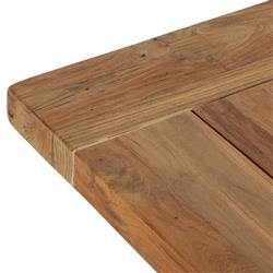Fynn French Country Natural Reclaimed Teak Outdoor Dining Table - 111"|