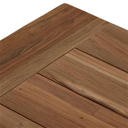 Fynn French Country Natural Reclaimed Teak Outdoor Dining Table - 111"|