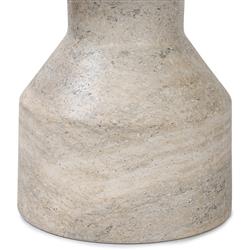 Oberlin Modern Classic Beige Concrete Outdoor End Table|