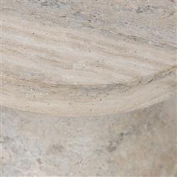 Oberlin Modern Classic Beige Concrete Outdoor End Table|