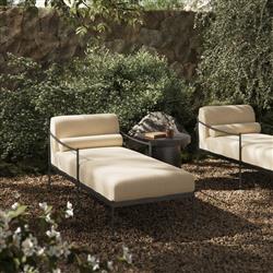 Granger Bombay Flax Outdoor Chaise|