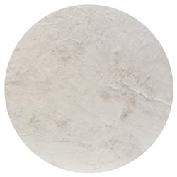 Ellory Modern Cassic Off White Concrete Round Outdoor Drink Table|