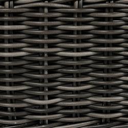 Celina Coastal Cream Upholstered Charcoal Teak Outdoor Chaise Lounge|