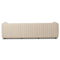 Leo Modern Classic Cream Tufted Outdoor Sofa - 97"|