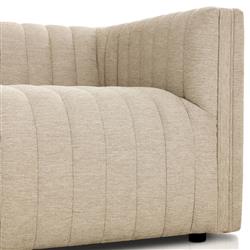 Leo Modern Classic Cream Tufted Outdoor Sofa - 97"|