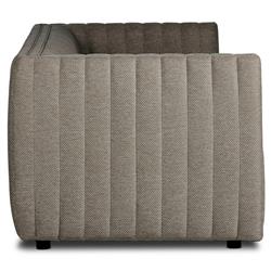 Leo Modern Classic Grey Tufted Outdoor Sofa - 97"|