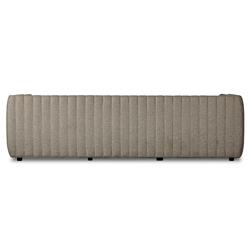 Leo Modern Classic Grey Tufted Outdoor Sofa - 97"|