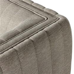 Leo Modern Classic Grey Tufted Outdoor Sofa - 97"|