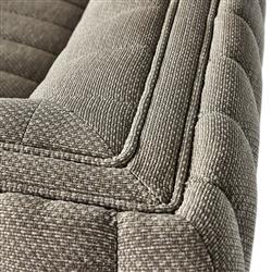 Leo Modern Classic Grey Tufted Outdoor Sofa - 97"|