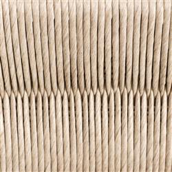 Mable Coastal Beach Off White Wicker Teak Outdoor Counter Stool|