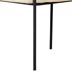 Penelope Modern Classic Beige Woven Outdoor Dining Arm Chair|