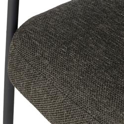 Penelope Modern Classic Black Woven Outdoor Dining Arm Chair|
