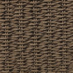 Ursula Coastal Beach Brown Woven Hyacinth Outdoor Dining Chair|