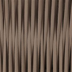 Porter Coastal Brown Upholstered Bronze Aluminum Outdoor Dining Arm Chair|