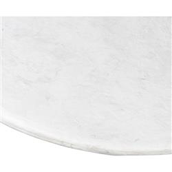 Emilia Modern Classic Off White Concrete Round Outdoor Coffee Table|