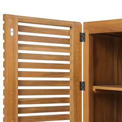 Georgina Coastal Beach Natural Teak Outdoor Sideboard|