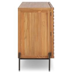 Georgina Coastal Beach Natural Teak Outdoor Sideboard|