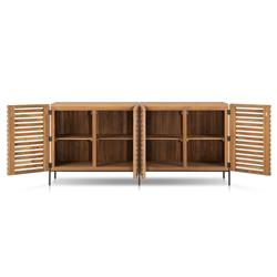 Georgina Coastal Beach Natural Teak Outdoor Sideboard|