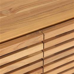 Georgina Coastal Beach Natural Teak Outdoor Sideboard|