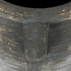 Leith French Country Distressed Grey Terracotta Planter Vase|