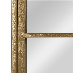 Vesper Regency Gold Arched Wall Mirror|