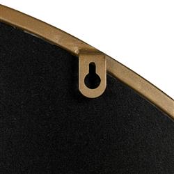 Vesper Regency Gold Arched Wall Mirror|