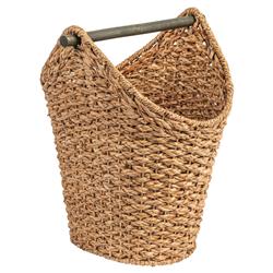 Jessie Coastal Beach Natural Braided Floor Basket|