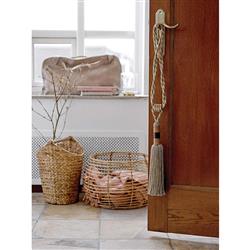 Jessie Coastal Beach Natural Braided Floor Basket|