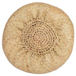 Verena Coastal Beach Natural Woven Seagrass Floor Basket - Set of 2|
