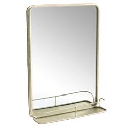 Beauden Modern Classic Antique Nickel Wall Mirror|