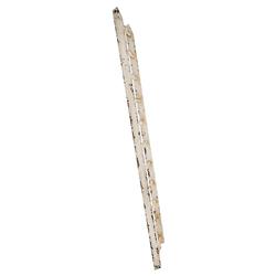 Astro French Country Distressed White Wood Ladder Wall Shelf|