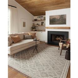 Galiana Coastal Grey Diamond Reversible Jute Rug - 3'6"x5'6"|