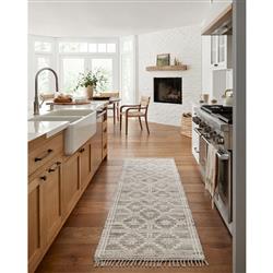 Galiana Coastal Grey Diamond Reversible Jute Rug - 3'6"x5'6"|