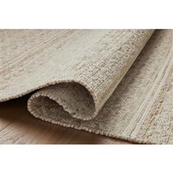 Galiana Coastal Beige Geometric Reversible Jute Rug - 3'6"x5'6"|