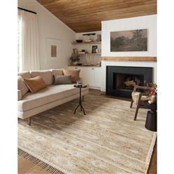 Galiana Coastal Natural Fringed Reversible Jute Rug - 3'6"x5'6"|