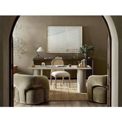 Marcella Industrial Loft Distressed Iron Brown Oak Media Console - 96"|