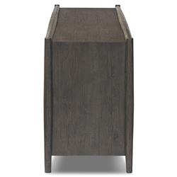 Genesis Rustic Lodge Black Oak Wood Sideboard|