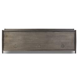 Genesis Rustic Lodge Black Oak Wood Sideboard|