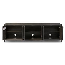 Genesis Rustic Lodge Black Oak Wood Sideboard|