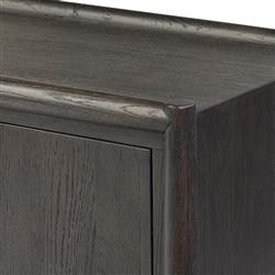 Genesis Rustic Lodge Black Oak Wood Sideboard|