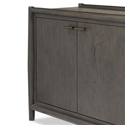 Genesis Rustic Lodge Black Oak Wood Sideboard|