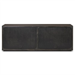 Lana Rustic Lodge Black Oak Wood Sideboard|