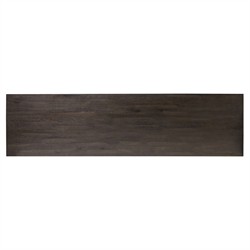 Lana Rustic Lodge Black Oak Wood Sideboard|